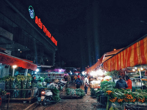 chợ hoa hà nội chợ hoa hà nội
