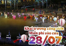Khai trương công viên ấn tượng Hội An