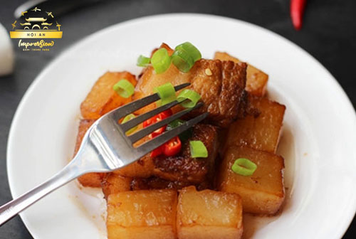 củ cải kho thịt heo củ cải kho thịt heo
